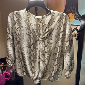 Snakeskin shirt
